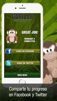 gorilla workout iphone capturas de pantalla 4