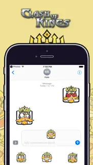 clash of kings sticker pack iphone capturas de pantalla 3