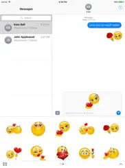 adult emojis stickers pack for naughty couples iPad Captures Décran 1