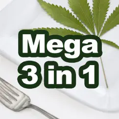 mega marijuana cookbook - cannabis cooking & weed logo, reviews