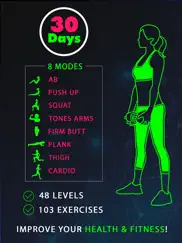 30 day fitness challenges ~ daily workout pro ipad images 1
