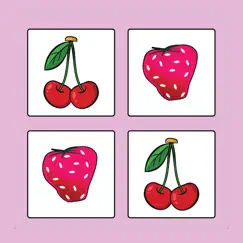 fruit matching - find a match challenging game logo, reviews