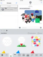golfmoji - golf emojis and stickers iPad Captures Décran 4