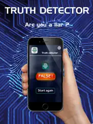 lie detector - truth detector fake test prank app ipad resimleri 3
