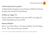 ultimate fireplace hd for apple tv ipad images 2