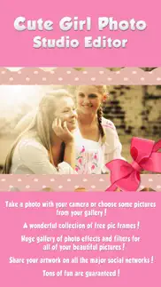 cute girl photo studio editor - frames and effects iphone images 1