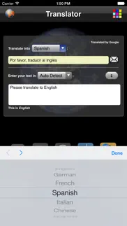 traducteur de langues iPhone Captures Décran 4