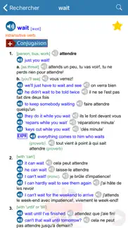 dictionnaire anglais/français iPhone Captures Décran 4