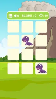 dinosaur memory matching games for kids iphone images 3