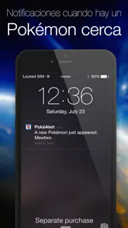 pokéalerta: notificaciones push para pokémon go free iphone capturas de pantalla 1