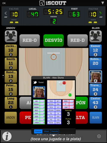 iscout basketball ipad capturas de pantalla 3