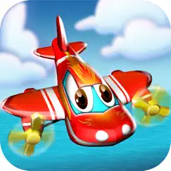 airplane race -simple 3d planes flight racing game logo, reviews