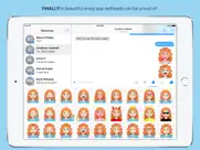 gingermoji - redhead emoji stickers for imessage ipad images 1
