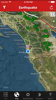 earthquake lite - realtime tracking app iphone images 2