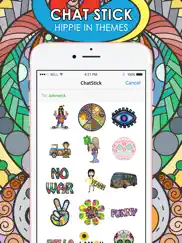 hippie emoji stickers keyboard themes chatstick ipad images 1