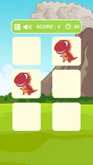 dinosaur memory matching games for kids iphone images 1