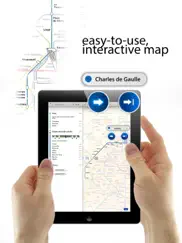 paris metro, rer & offline map ipad images 1