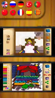princess and the pea classic tale interactive book iphone images 1