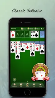 solitaire - free classic card games app iphone images 1