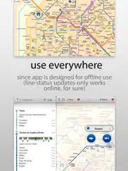 paris metro, rer & offline map ipad images 3