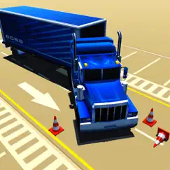 truck parking simulator crazy trucker driving test logo, reviews