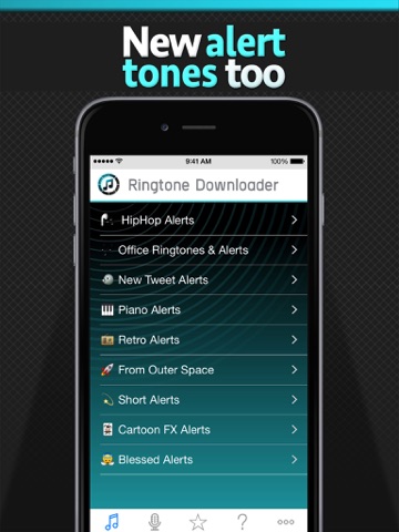 free ringtone downloader - download the best ringtones iPad Captures Décran 2