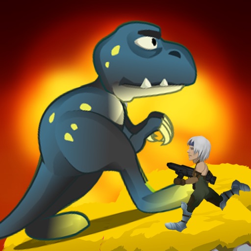 Dino vs man adventure - fight and dodge game app reviews download
