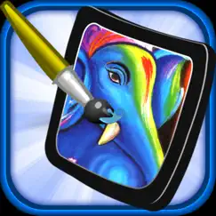 coloring sparkles and painting for kids offline logo, reviews