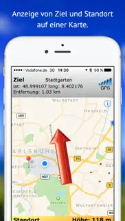 heimweg finder - gps navigations app iphone bildschirmfoto 2