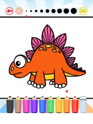 dinosaur coloring book all pages free for kids hd ipad images 4