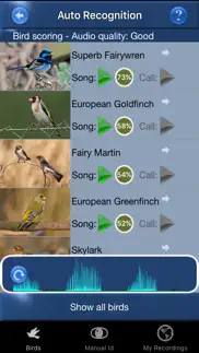 bird song id australia - automatic recognition iphone bildschirmfoto 1