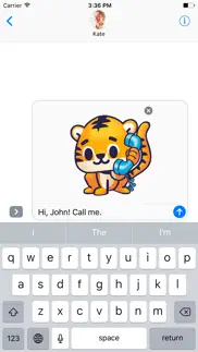 rawai tiger - baby tiger stickers for kids park iphone images 1