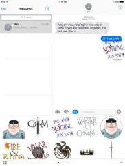 george r. r. martin stickers ipad images 3
