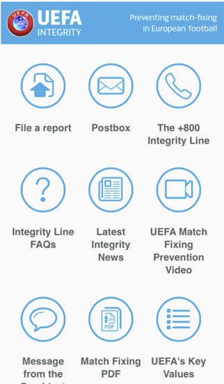 uefa integrity iphone capturas de pantalla 1