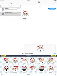 santamojis - add cool santa emojis to messages ipad images 2