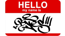 graffiti sticker - hello my name is iphone images 3