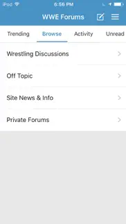 wrestling forum - for wwe news iphone capturas de pantalla 3