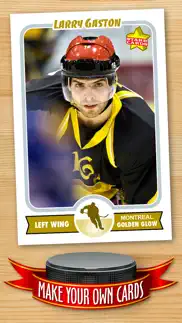 hockey card maker - make your own custom hockey cards with starr cards iphone images 1