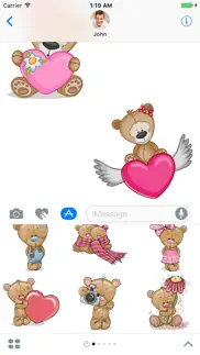 teddy bear - stickers for imessage iphone images 2