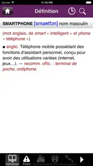 dictionnaire dixel mobile iphone capturas de pantalla 2