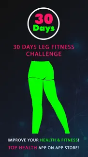30 day leg fitness challenges ~ daily workout free iphone images 1