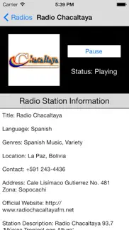 bolivia radio live player (la paz/quechua/aymara) iphone images 2