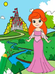 paint princes in princesses coloring game ipad images 1