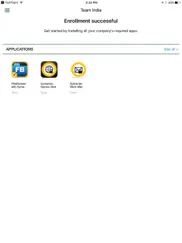 symantec work hub iPad Captures Décran 4