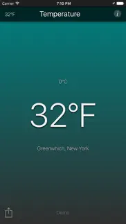 temperature app iphone resimleri 1