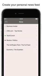 rss watch: your rss feed reader for news & blogs iphone images 1