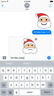 santamojis - add cool santa emojis to messages iphone images 2
