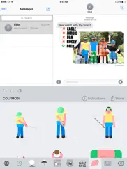 golfmoji - golf emojis and stickers iPad Captures Décran 2