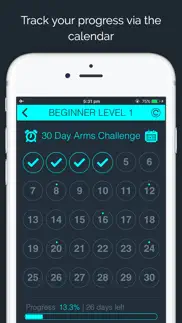 30 day toned arms challenge iphone images 2