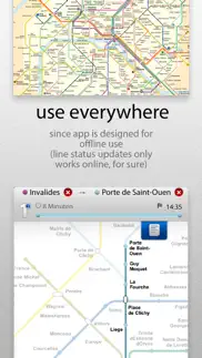 paris metro, rer & offline map iphone images 3